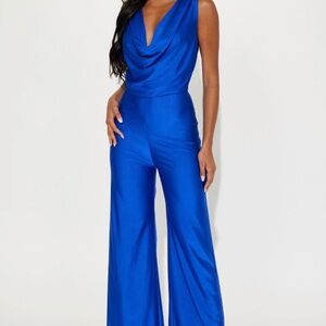 Fashion Nova Ginny Jumpsuit Royal